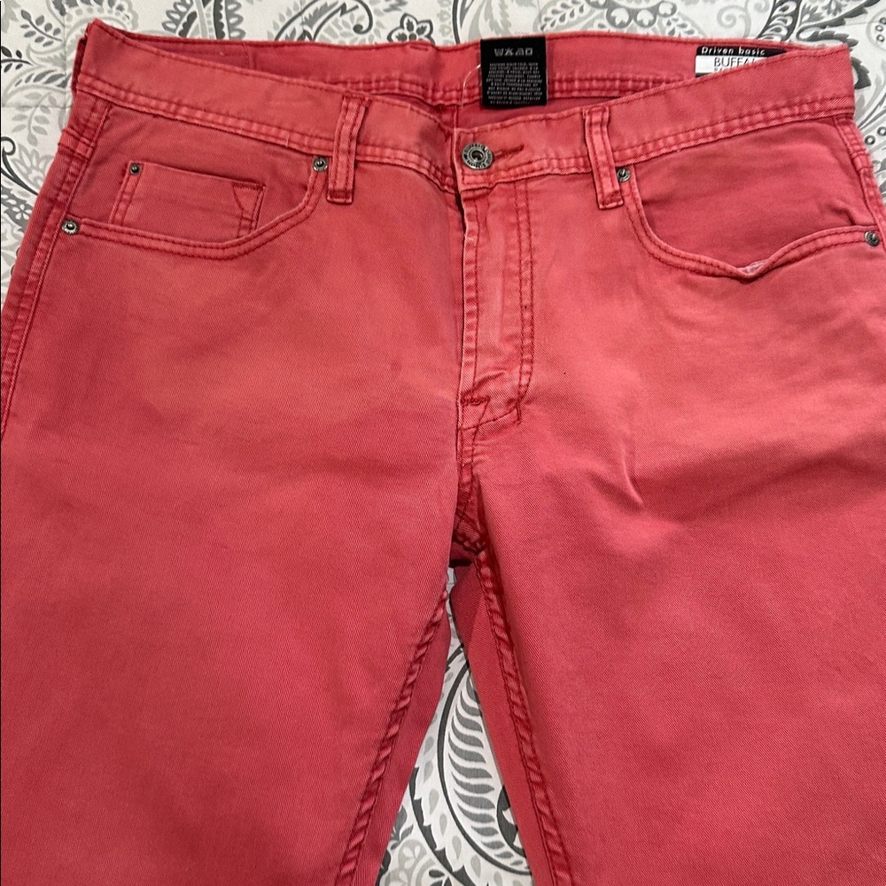 Buffalo David Bitton cottonDenim Jeans 34 red